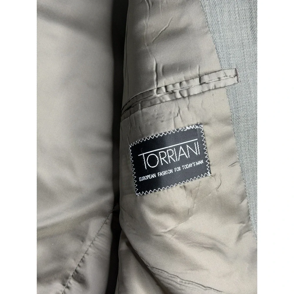 Torriani Today's Man Sport Coat Blazer Suit Jakcet 100% Pure‎ Wool 41 Brown